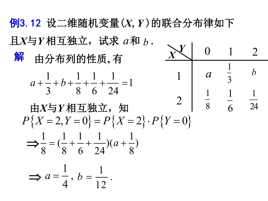 §3.4 随机变量的独立性 课件(共18张PPT)- 《概率论与数理统计》同步教学（重庆大学版）