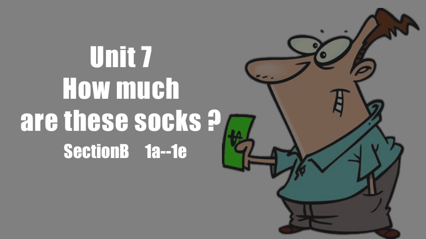 人教版初中英语七年级上册Unit 7 How much are these socks? Section B 1a--1e 课件(共31张PPT，内嵌音频)