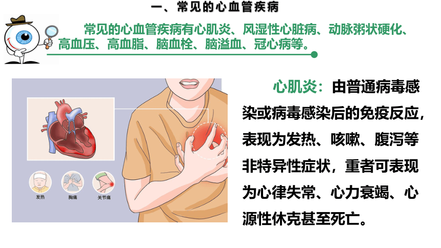 2.2.4 心脏和血管的保护（课件）七年级生物下册（冀教版）（共14张PPT）
