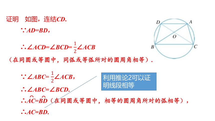 3.5 第2课时 圆周角定理的推论2---同步课件 2021-2022学年浙教版数学九年级上册（15张）