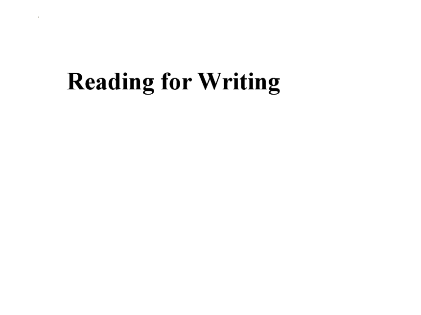 人教版（2019）  必修第二册  Unit 3 The Internet Reading for Writing 精品课件（25张PPT）