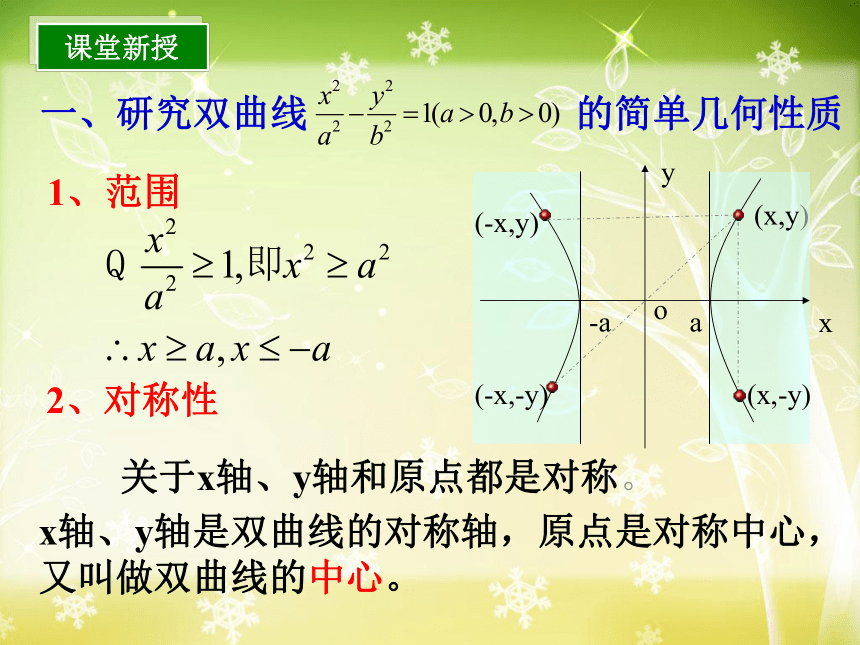 3.2.2_双曲线的简单几何性质-【新教材】人教A版（2019）高中数学选择性必修第一册课件（26张PPT）