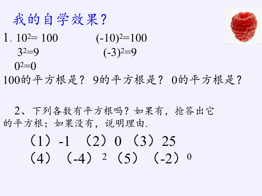 冀教版八年级上册 数学 课件： 14.1平方根（21张）