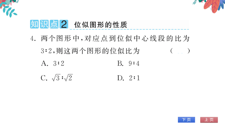 【华师大版】数学九年级上册 23.5位似图形 习题课件
