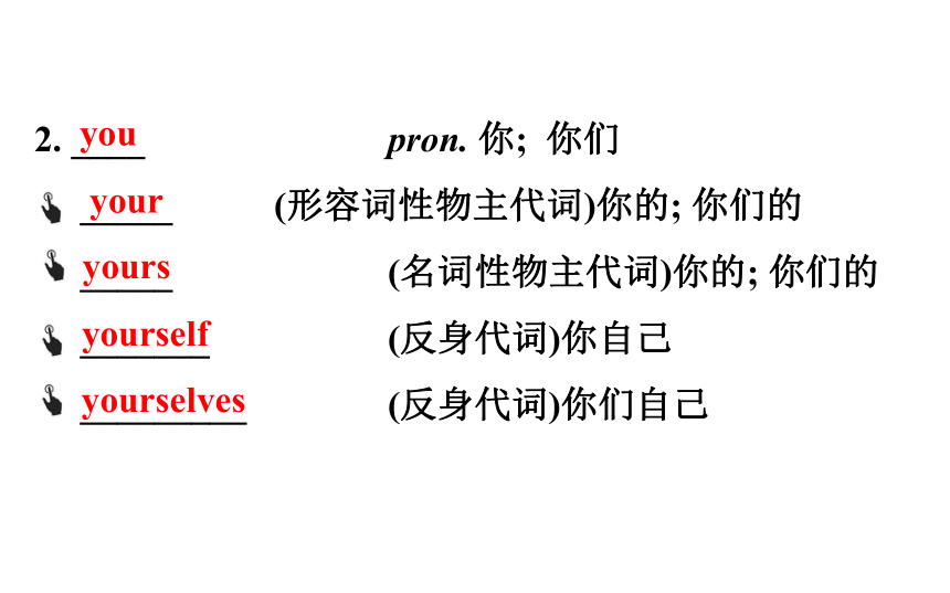 2021-2022学年人教版英语中考复习之七年级上册  Starter～Unit 4课件（共94张PPT）