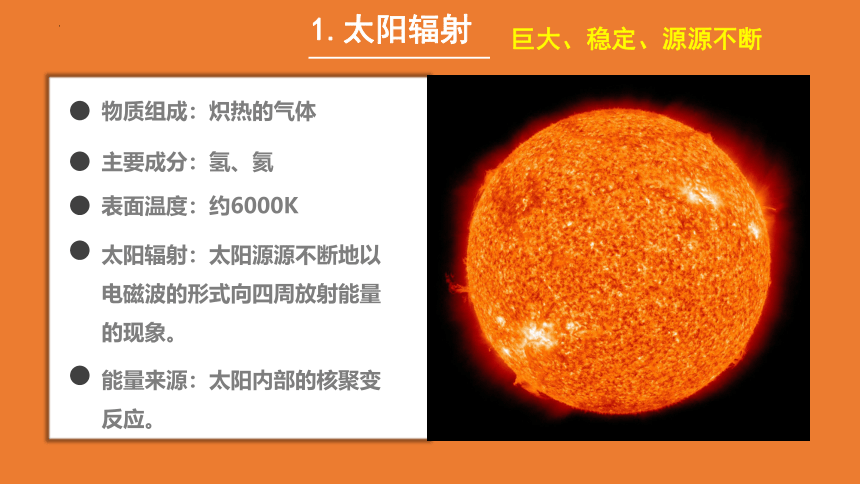 1.2太阳对地球的影响课件（30张）