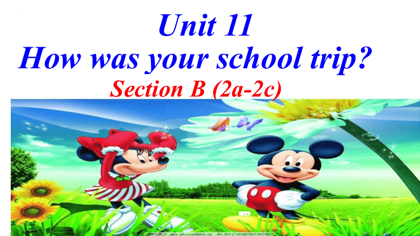 Unit 11 How was your school trip?Section B 2a-2c 课件 (共22张PPT)