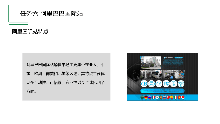 项目三 任务六 阿里巴巴国际站 课件(共14张PPT)- 《跨境电子商务实务》同步教学（机工版·2021）