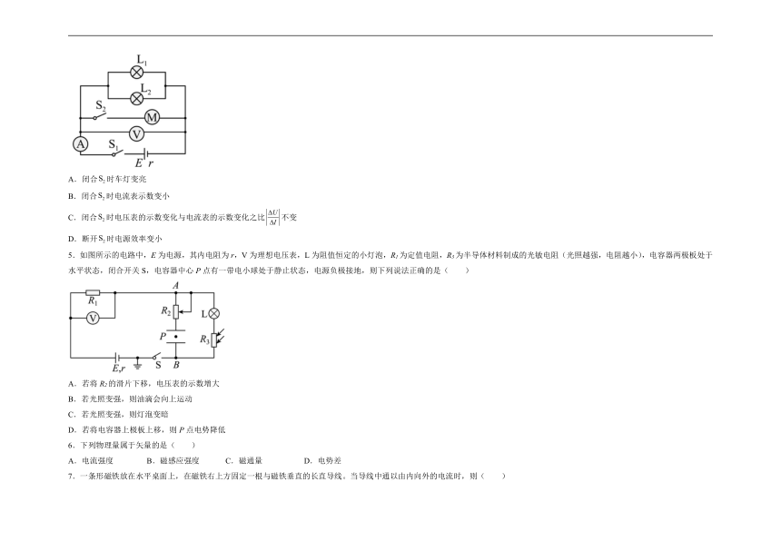 黑龙江省鹤岗市重点中学2022-2023学年高二下学期开学考试物理试题（含答案）