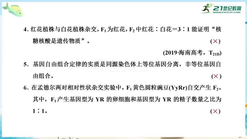 高三生物三轮复习专项突破4  孟德尔遗传定律及其应用(共33张PPT）