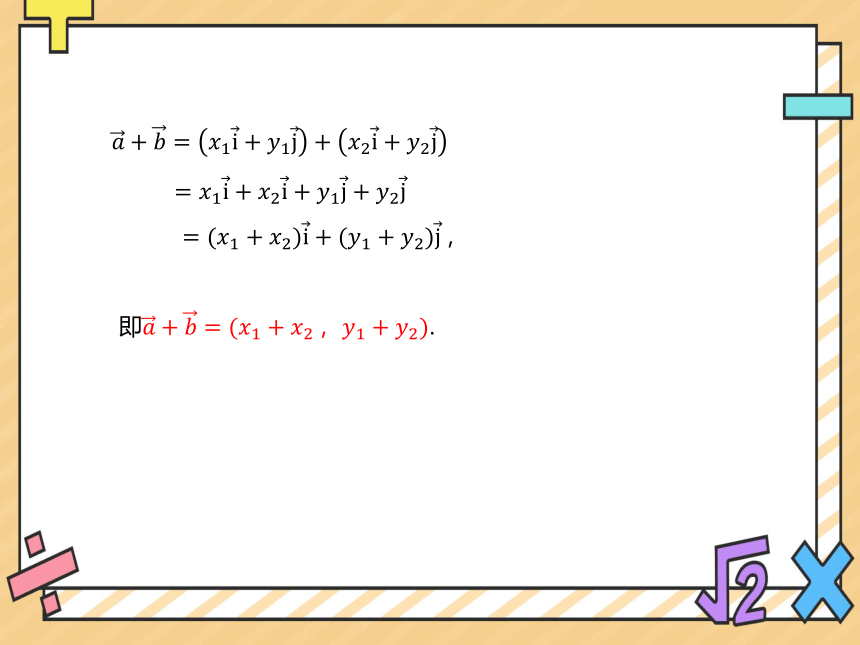 2022-2023学年高一数学人教A版（2019）必修第二册课件： 6.3.3平面向量加、减运算的坐标表示(共13张PPT)