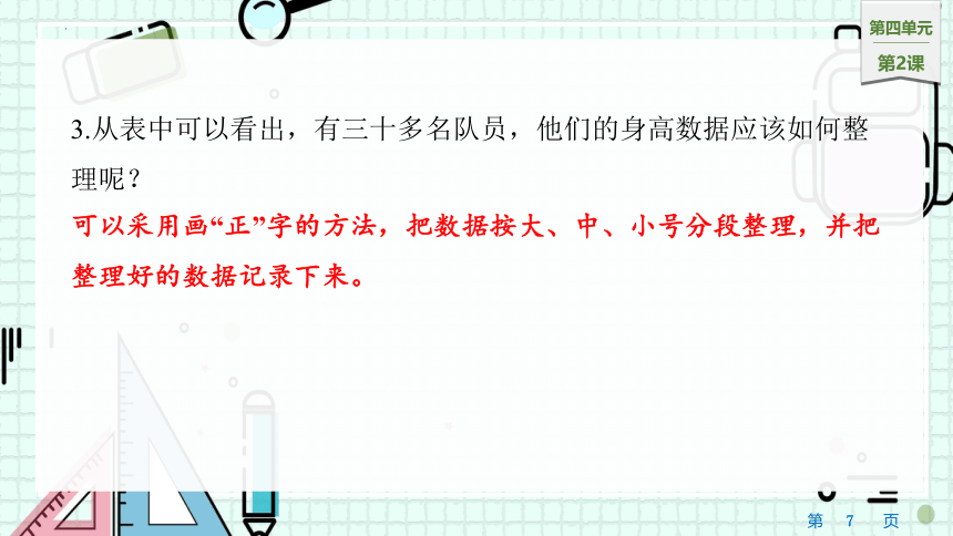 4.2分段整理数据（课件）四年级上册数学苏教版(共16张PPT)