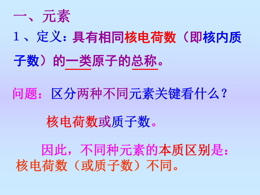 第三单元课题3元素 课件-2022-2023学年九年级化学人教版上册(共32张PPT)