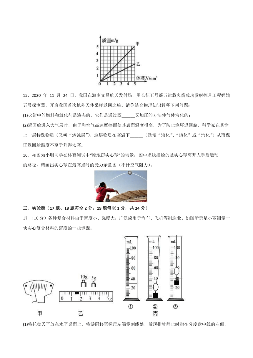 安徽省蚌埠局属初中2020-2021学年九年级下学期第一次联考物理试题（Word版附答案）