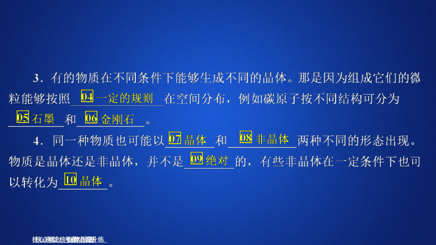 2020-2021学年高二物理人教版选修3-3课件：  9.1固体(共36张PPT)