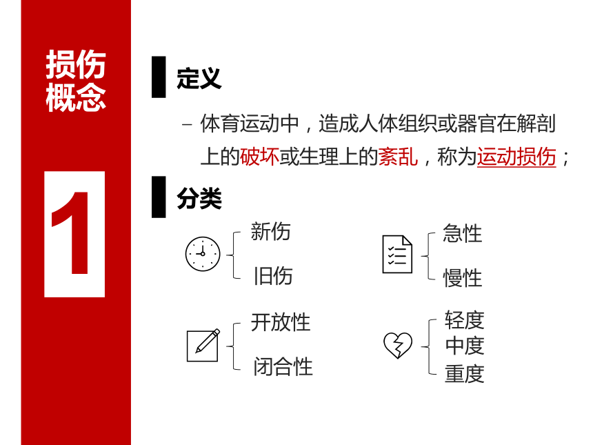 人教版初中体育与健康八年级全一册第一章 体育与健康理论知识 运动损伤的预防和应急处理（课件） (共26张PPT)