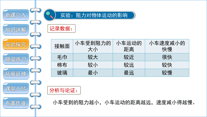 人教版 初中物理 八年级下册 第八章 运动和力第1节牛顿第一定律课件（39页ppt）