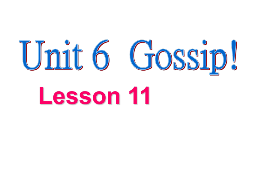 青少版_新概念英语1A_Unit_6（共61页）课件