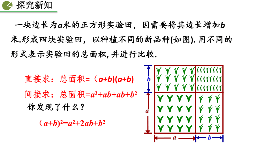 2020-2021初中数学北师版七年级下册同步课件1.6 完全平方公式（第1课时 25张）