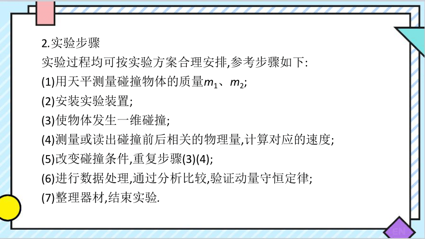 物理人教版（2019）选择性必修第一册1.4 实验：验证动量守恒定律（共38张ppt）