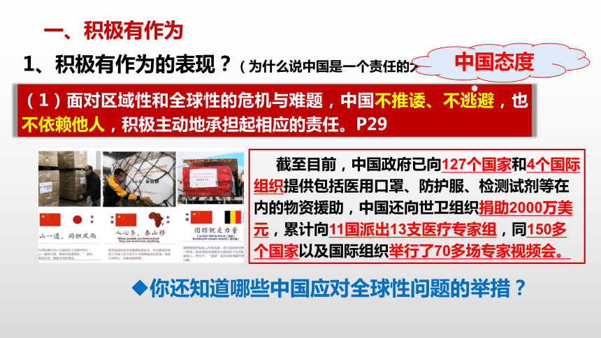 【核心素养目标】3.1中国担当 课件(共25张PPT+内嵌视频)