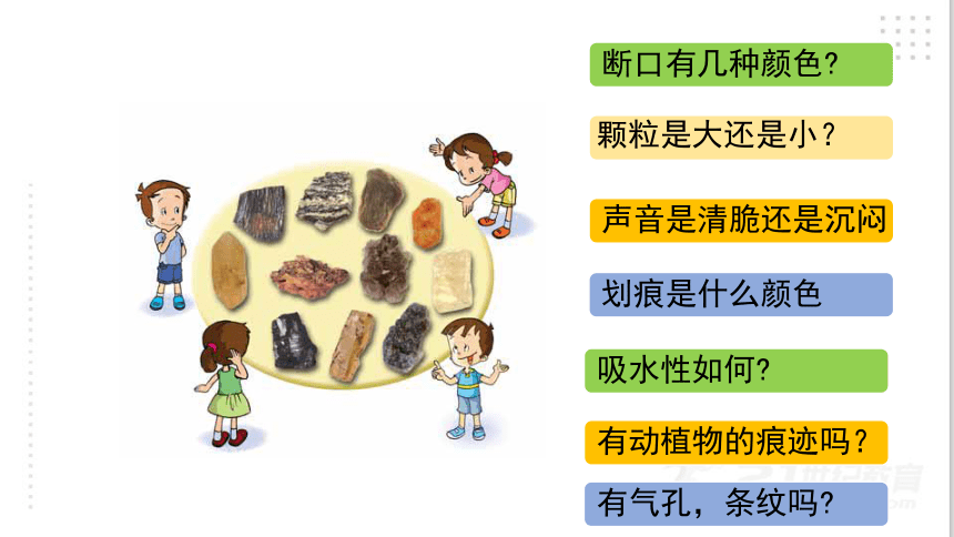 教科版四年级下册 3.2《认识几种常见的岩石》课件(59张PPT)