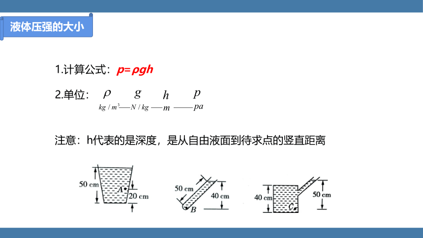 人教版八年级物理下册课件 (共29张PPT) 9.2 液体的压强 第二课时