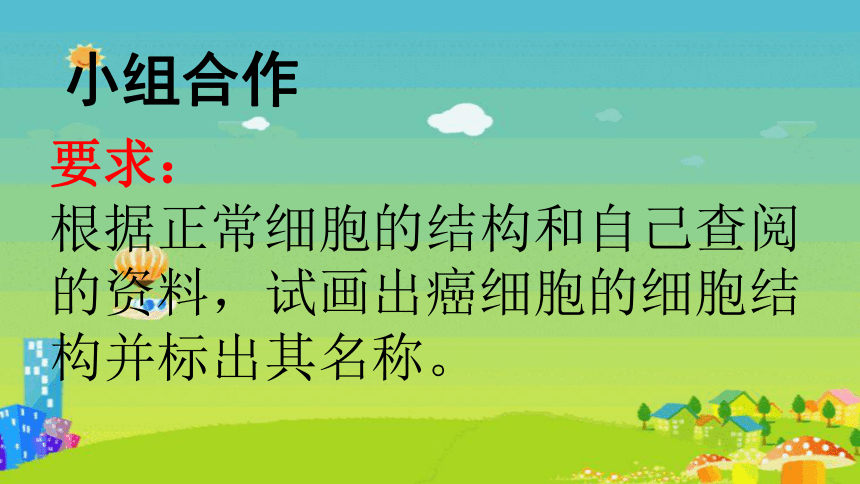 人教版七年级上册生物 第二单元 脱缰之马—癌细胞 课件(共13张PPT)