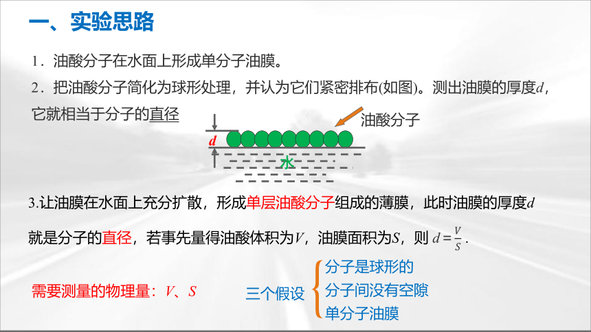 1.2 实验：用油膜法估测油酸分子的大小  课件（18张PPT）