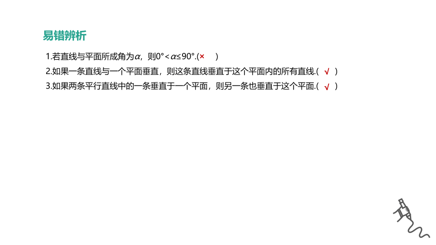 高中数学必修第二册人教A版-第八章 -8.6.2直线与平面垂直课件(共36张PPT)