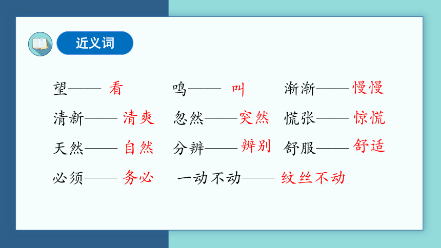 统编版二年级语文下册同步高效课堂系列第六单元（复习课件）