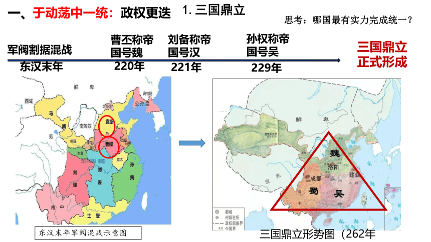 中外历史纲要（上）第5课 三国两晋南北朝的政权更迭与民族交融 课件(共20张PPT)