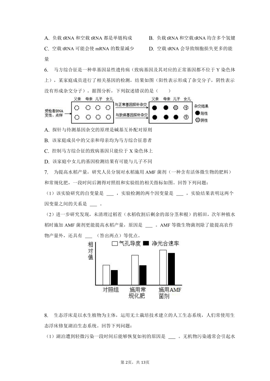 2023年四川省自贡市、遂宁市等九市联考高考生物二诊试卷及答案解析