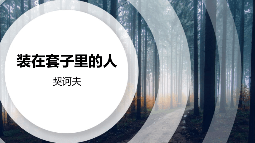 13.2《装在套子里的人》课件(共22张PPT) 2022-2023学年统编版高中语文必修下册