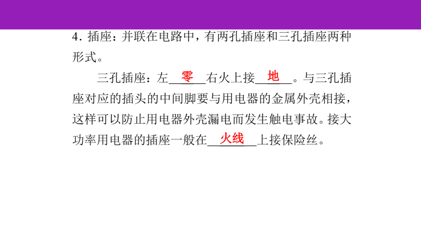 2023浙江中考一轮复习第23课时 家庭电路（课件 45张ppt）