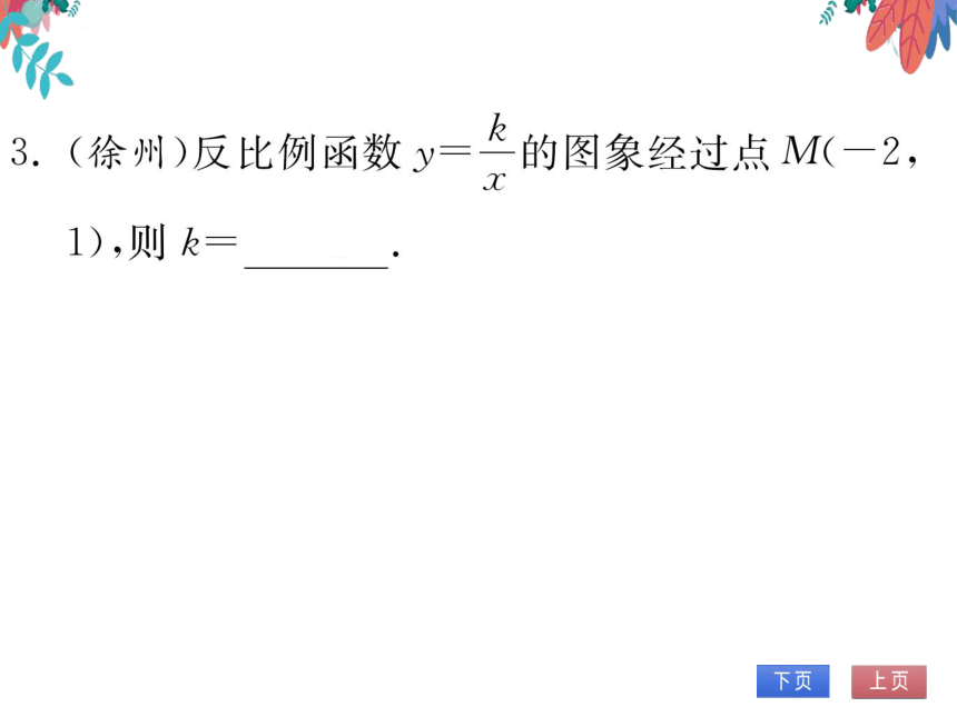 【沪科版】数学九年级上册 第21章 专题三 反比例函数 习题课件