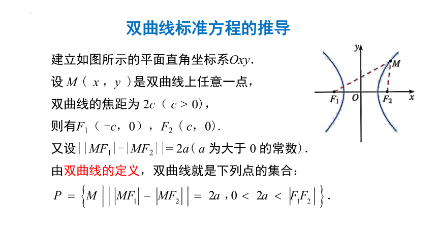 数学人教Ａ版(2019)选择性必修第一册3.2.1双曲线及其标准方程 课件（共19张ppt）