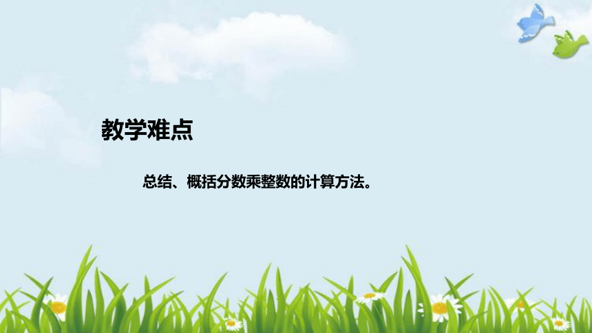 北师大版数学五年级下册《分数乘法（一）》说课稿（附反思、板书）课件(共32张PPT)