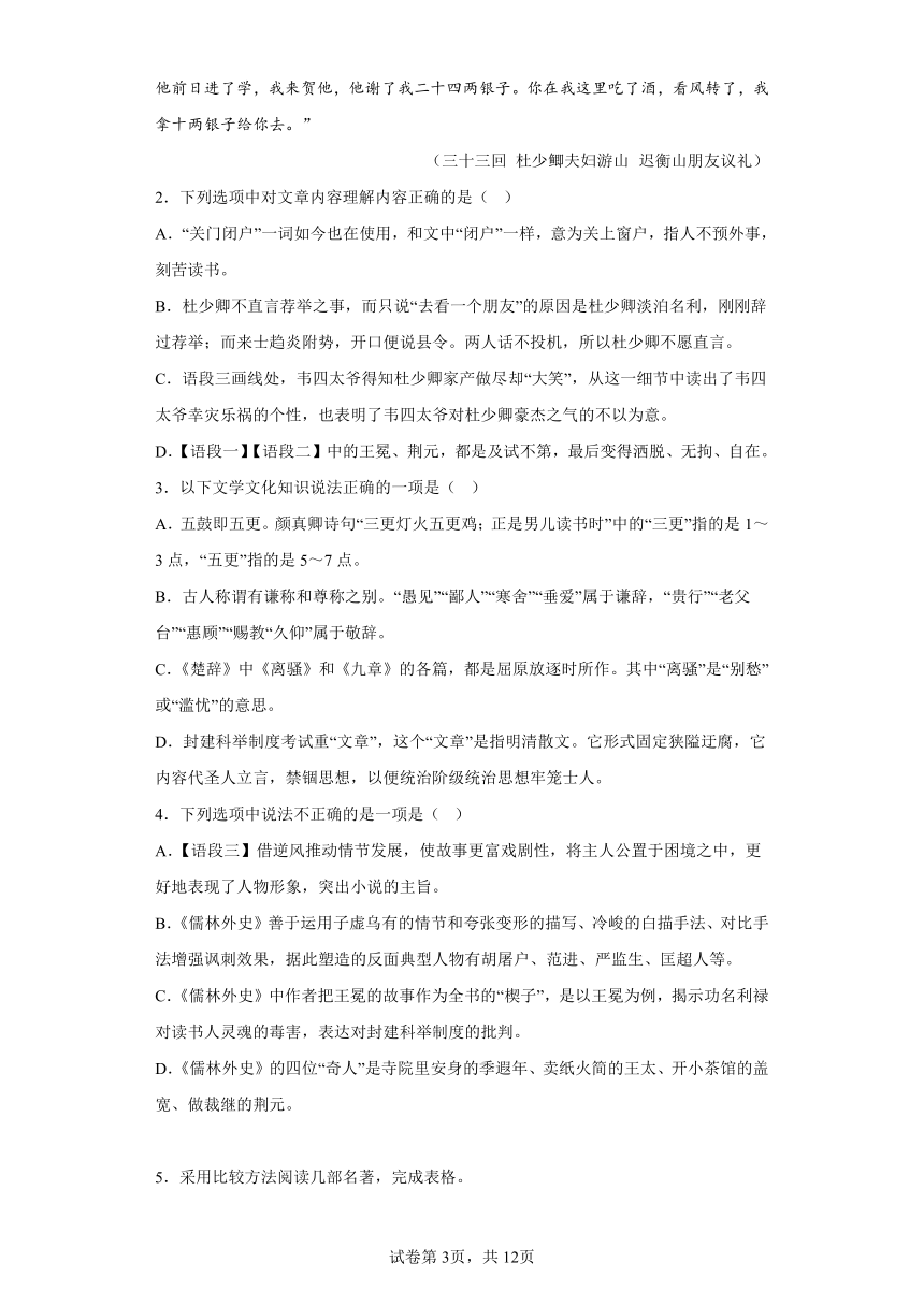 2023年山东省德州市德城区中考三模语文试题（含解析）