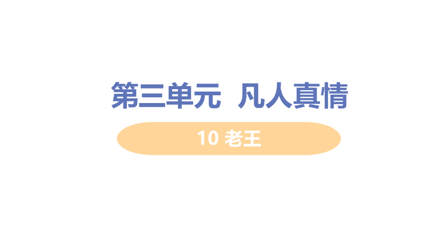 10 老王 课件（29张ppt）