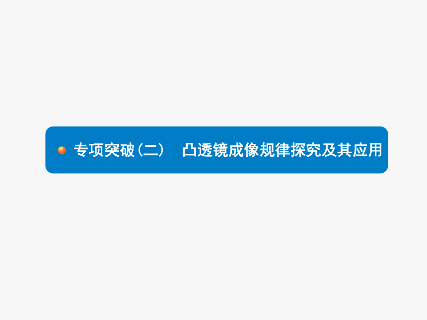 人教版中考物理三轮专项复习专项突破(二)　凸透镜成像课件