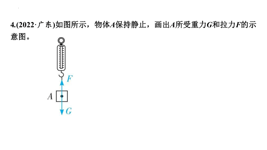 2024年中考广东专用物理一轮知识点梳理复习第9讲　运动与力 课件(共28张PPT)