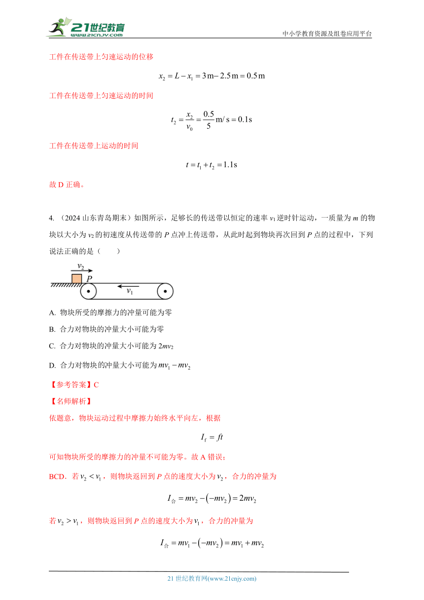 热点22  传送带 --高考物理50热点冲刺精练（名师解析）