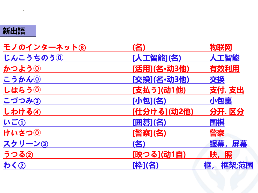 第12課 モノのインタ一ネツト 课件（65张）