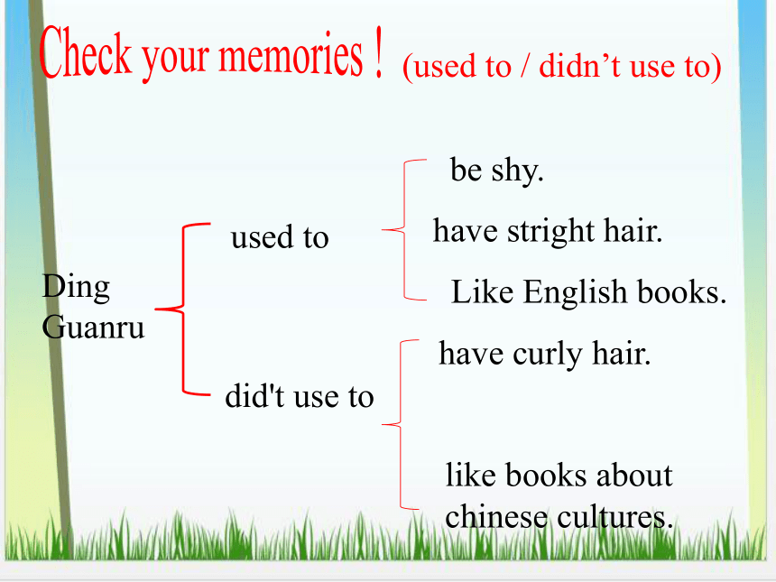 人教版九年级全册Unit 4 I used to be afraid of the dark. Section A Grammar Focus 4a-4c课件(共21张PPT)