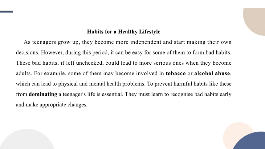 人教版（2019）选择性必修第三册Unit 2 Healthy Lifestyle Reading and Thinking课件（64张PPT)