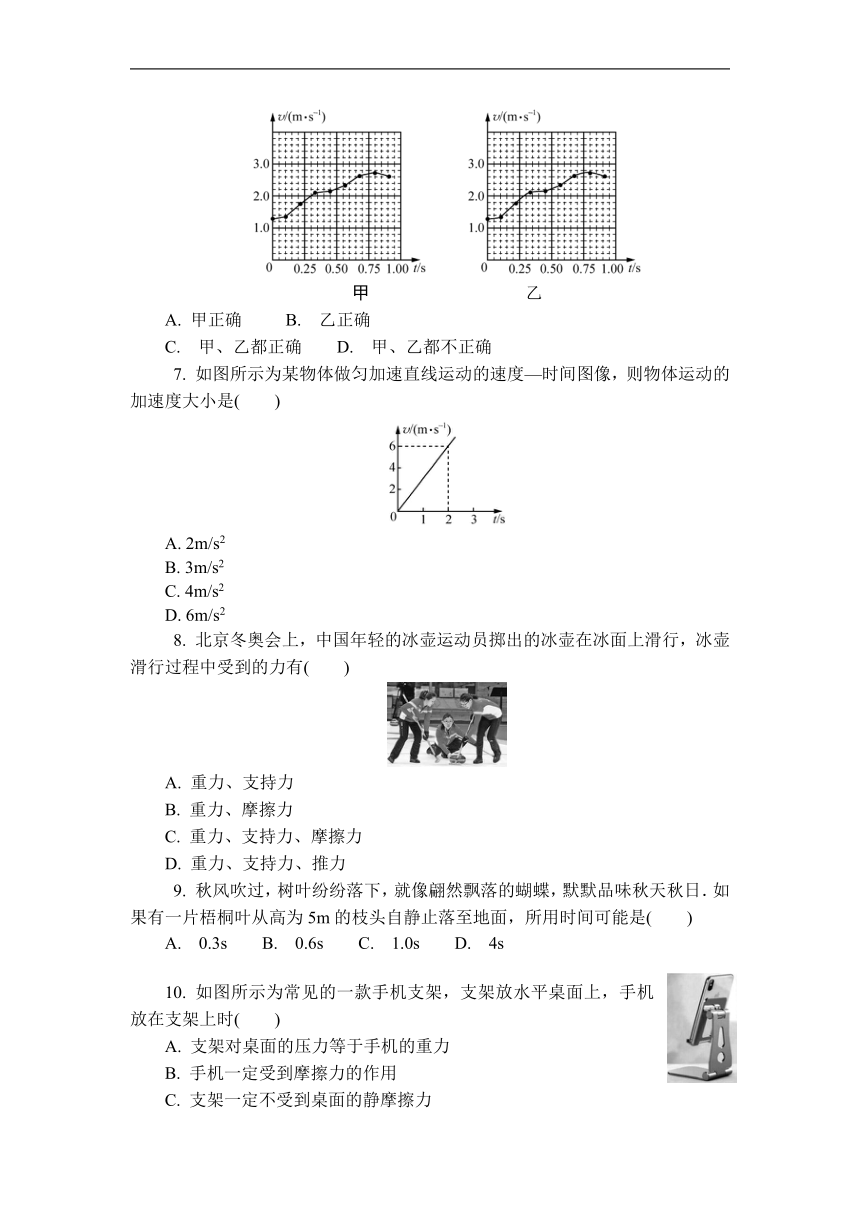 江苏省2023年高二学业水平合格性考试物理仿真模拟检测卷（三）（Word版含答案）