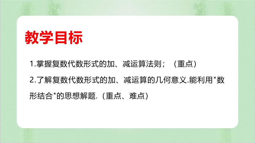 7.2.1复数的加、减运算及其几何意义 课件（共23张PPT）