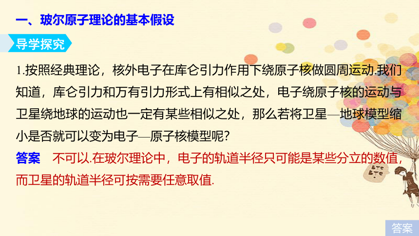 高中物理选修3-5人教版18.4玻尔的原子模型(共41张ppt）