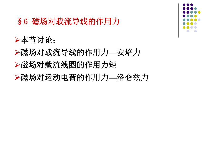 8.6安培定律 课件-2020-2021高中物理竞赛32张PPT